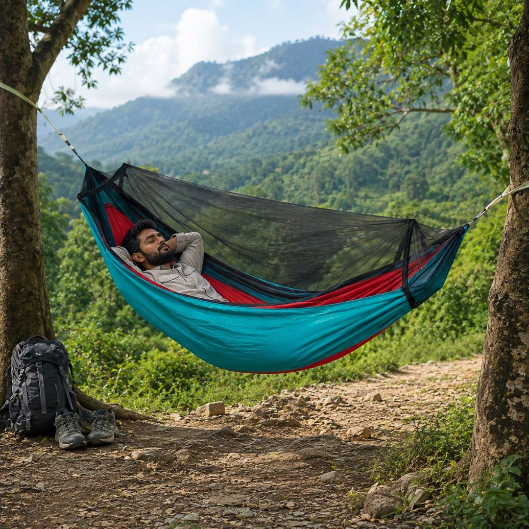 Trekking rest hammock