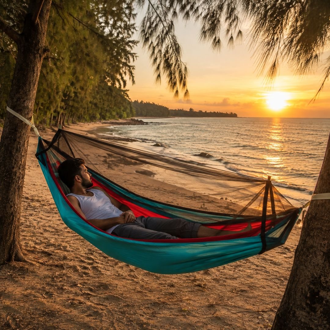Sea beach hammock